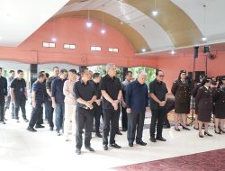 JAM Pidsus, Kapuspenkum dan Kajati Ikuti Upacara Penyerahan Jenazah Calon Jaksa Alm. Reynanda Primta Ginting