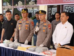 Polres Pakpak Bharat Tangkap Kurir Narkoba, 4 Kilogram Ganja Disita