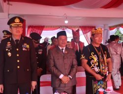 Polresta Deli Serdang Ikuti Upacara HUT ke-80 Republik Indonesia Serta Pengibaran Bendera Merah Putih di Alun-alun Pemkab Deli Serdang