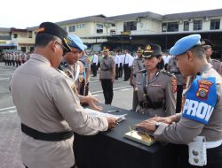 Kombes Gidion Pimpin Sertijab Kabag SDM dan Kapolsek Tembung serta Lantik Pejabat Baru.