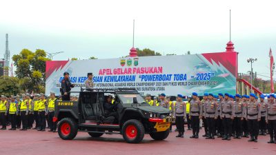 Apel Kesiapan Operasi “Powerboat Toba 2025”, Polda Sumut Pastikan Pengamanan Kelas Dunia
