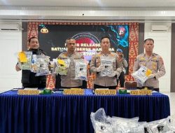 Sat Narkoba Polres Asahan Kembali Bongkar Sabu Berat 2 Kg Dan Ribuan cairan liquid vape mengandung zat berbahaya.
