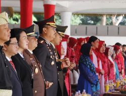 Kapolres Hadiri Upacara HUT RI di Lapangan Alun-alun Tengku Amir Hamzah