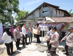 Polres Sergai Giat Polwan Peduli Pemberian Bantuan Sembako Menyambut HUT POLWAN KE -77 Tahun 2025