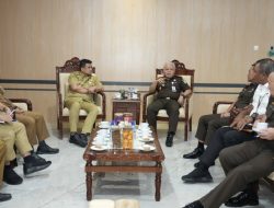 Gubsu M.Boby Nasution Menerima Kunjungan Kajati Sumut Harli Siregar