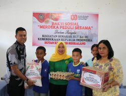 Menyambut HUT RI KE-80, Rutan Kelas II Sidikalang Bersama DPW Kunjungan Panti Asuhan Perpulengen