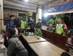 Danramil 02/KTB Kutalimbaru Pimpin Patroli Pos Kamling di Dua Desa Suka Rende Dan Desa Namo Mirik.Kutalimbaru