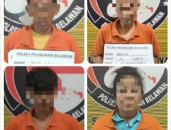 Team Sat Narkoba Polres Pelabuhan Belawan Grebek Sarang Narkoba di Martubung, 3 Pengedar dan 1 Pengguna Ditangkap