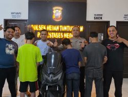Kerja Cepat Polsek Medan Tuntungan Amankan 3 Remaja Begal Curanmor NMAX
