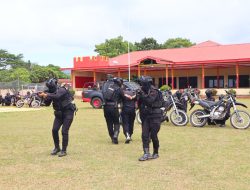 Brimob Batalyon C Pelopor Gelar Latihan Den 45 Anti Anarki, Perkuat Kesiapan Hadapi Situasi Kontinjensi