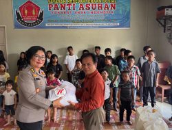 Srikandi Polri Polda Sumut Bagikan Kepedulian di Hari Jadi ke-77