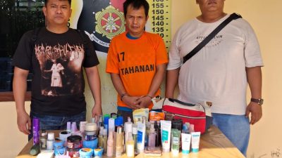 Pencuri Kosmetik Rp 84 Juta Ditangkap Polsek Perdagangan, Komplotannya Masih Diburu”