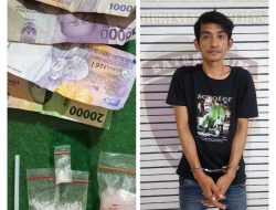Unit Reskrim Polsek Medan Timur Melakukan penangkapan Tersangka kasus Narkoba Sabu – Sabu.
