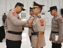 Kapolres Langkat Pimpin Sertijab Kasat Lantas, AKP M. Tommy Franata Resmi Jabat Kasat Lantas Polres Langkat