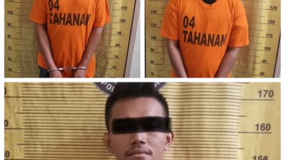 Hampir Lolos Tiga Orang Pria Bawa Sabu Di Kotak Rokok, Sat Narkoba Polres Binjai Langsung Gagalkan Peredaran Narkoba