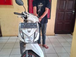 BS (31) Pencuri Motor di Tanjung Morawa Ditangkap, Ini Barang Bukti yang Diamankan Polisi