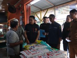 Polres Langkat dan Instansi Terkait Tinjau Harga Beras di Pasar Baru Stabat, Pastikan Sesuai HET