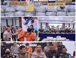 Polres Asahan Gagalkan Penyelundupan 76 Kilogram Sabu, Polda Sumut Apresiasi Kinerja Jajaran
