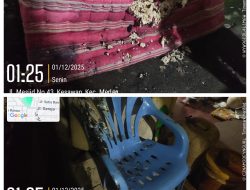 Rumah Wartawan di Medan Barat Kel Sei Agul Kembali Alami Insiden Pembakaran, Polisi Turun Tangan