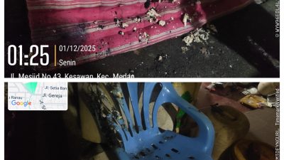 Rumah Wartawan di Medan Barat Kel Sei Agul Kembali Alami Insiden Pembakaran, Polisi Turun Tangan