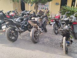 Satlantas Polres Toba Kembali Berhasil Amankan 11 Sepeda Motor Knalpot Racing