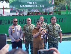 Dorong Swasembada Pangan Nasional, Kasad Resmikan Pompa Hidram di Banyumas