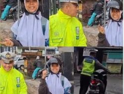 Kasat Lantas Polres Batubara AKP Simon Elika Simatupang SH. MH, Respons Cepat Membantu Siswi Pengedara Sepeda Motor Alami Mesin Mogok Saat Hujan Deras