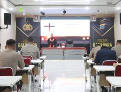 Mantapkan Keimanan dan Moralitas, Polres Batu Bara Gelar Binrohtal Rutin untuk Personel