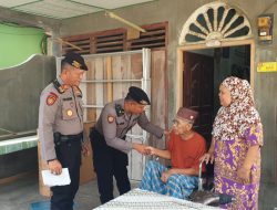 Rayakan HUT ke-80 Brimob, Sat Samapta Polres Batu Bara Salurkan Bantuan Kursi Roda kepada Warga Disabilitas