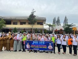 Sat Lantas Polres Tanah Karo Laksanakan Program “Police Go To School” di SMK Negeri 1 Kabanjahe