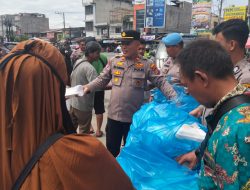 Polri Untuk Masyarakat, Polsek Sunggal Laksanakan Ju’mat Barokah “Rezeki Yang Kita Dapat, Ada Bagian Orang Lain”