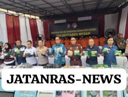 Fantastis! Cuma 42 Hari, Polrestabes Medan Hanguskan Narkoba Senilai Rp 50 Miliar