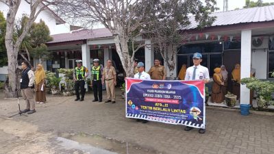 Sat Lantas Polres Pelabuhan Belawan Sosialisasikan Ops Zebra Toba 2025 di SMA Negeri 16 Medan