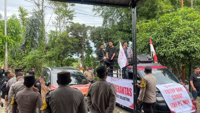 Massa Aksi Tindak Debt Collector Desak Kapolres Siantar Copot Kasat Reskrim Dan Kanit Jatanras