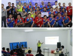 Sasar Armada Logistik, Sat Lantas Langkat Wanti-wanti Sopir Indomarco di Momen Ops Zebra Toba