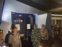 Polres Binjai Bersama Kabupaten Langkat Lakukan Penertiban Kegiatan Grand Opening THM Blue Night Lounge dan Bar