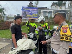 Waspada Cuaca Ekstrem di Tanah Karo! Kasat Lantas Minta Pengendara Extra Hati-Hati Selama Ops Zebra Toba 2025