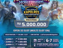 Hitari Boemi Coffee Space Gelar Mobile Legends Tournament Piala Bergilir Kapolres Pematangsiantar, Total Hadiah Rp 5 Juta