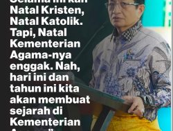 Menag Nasaruddin Umar: Kemenag Akan Gelar Perayaan Natal Bersama untuk Pertama Kalinya