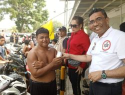 PB ISMI Peduli Bencana, Beri Obat-obatan, Air Mineral dan Nasi Bungkus Untuk Warga Korban Banjir Kampung Dalam Tanjung Pura