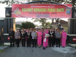 Purna Tugas Personel Polres Sergai, Kapolres Ucapkan Terima Kasih atas Dedikasi dan Pengabdian Tanpa Batas