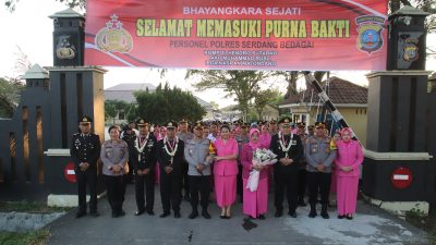 Purna Tugas Personel Polres Sergai, Kapolres Ucapkan Terima Kasih atas Dedikasi dan Pengabdian Tanpa Batas