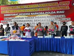 Polda Riau: Aset Rumah Bandar Narkoba yang Disita Dijadikan Gudang Transit Ratusan Kg Sabu
