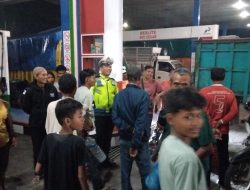 Antisipasi Kericuhan Personel Polres Serdang Bedagai Sigap Siaga Amankan Situasi Antrean BBM