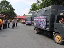 Peduli Kemanusiaan Polres Binjai Kirimkan Bantuan Logistik Dua Unit Truk Ke Daerah Aceh Tamiang