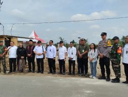 Polsek Medan Tuntungan Dampingi Kemenkopolkam Tinjau Pembangunan SPPG dan Sekolah Rakyat di Tanjung Selamat