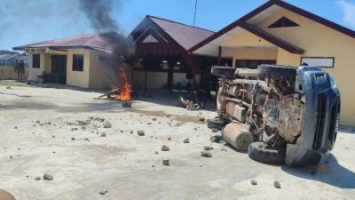Profesionalitas Polri Tangani Situasi Kamtibnas di Polsek Muara Batang, Imbau Masyarakat Tetap Tenang dan Tidak Terprovokasi