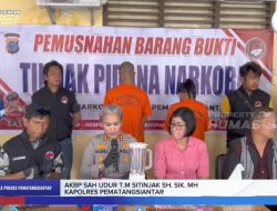 Polres Pematangsiantar Musnahkan Barang Bukti Narkotika 42,25 Gram