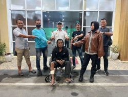 Unit Reskrim Polsek Medan Kota Tembak Residivis Curanmor yang Berusaha Kabur Saat Penangkapan