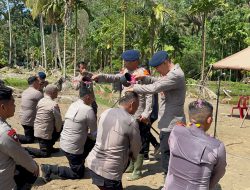 Kenaikan Pangkat di Tengah Misi Kemanusiaan, Brimob Polda Sumut Gelar Upacara Sederhana